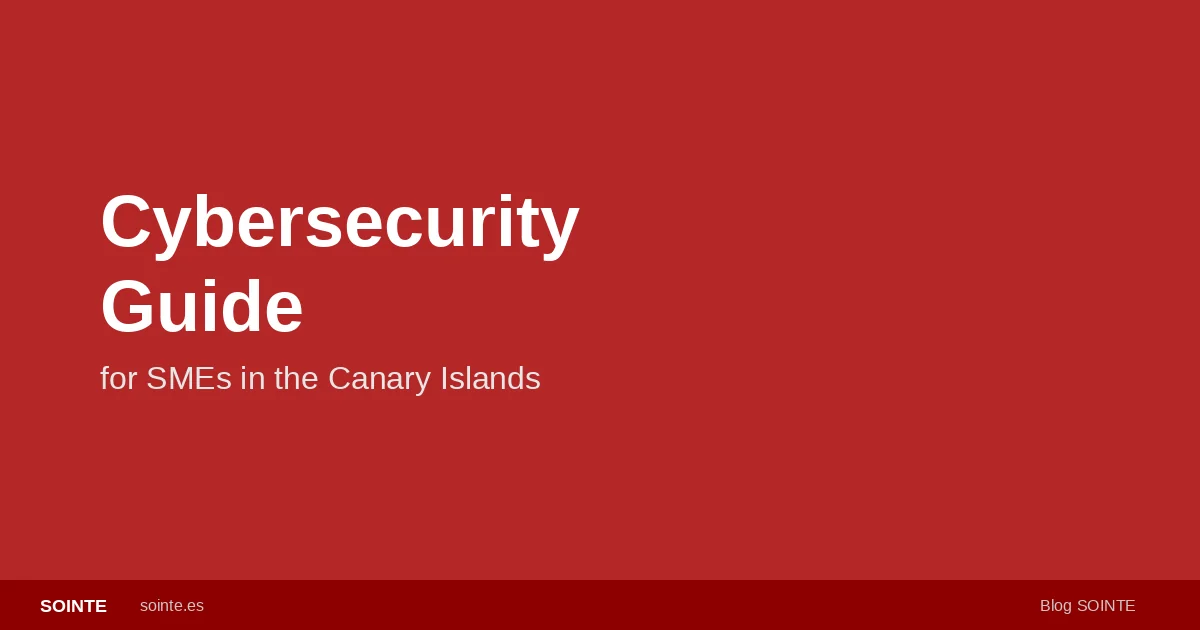 Cybersecurity guide for SMEs in the Canary Islands